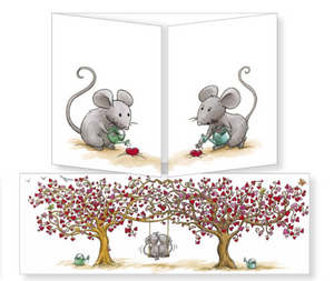 Sophie Turrel Folding Greetings Card - The Little Mice CT270