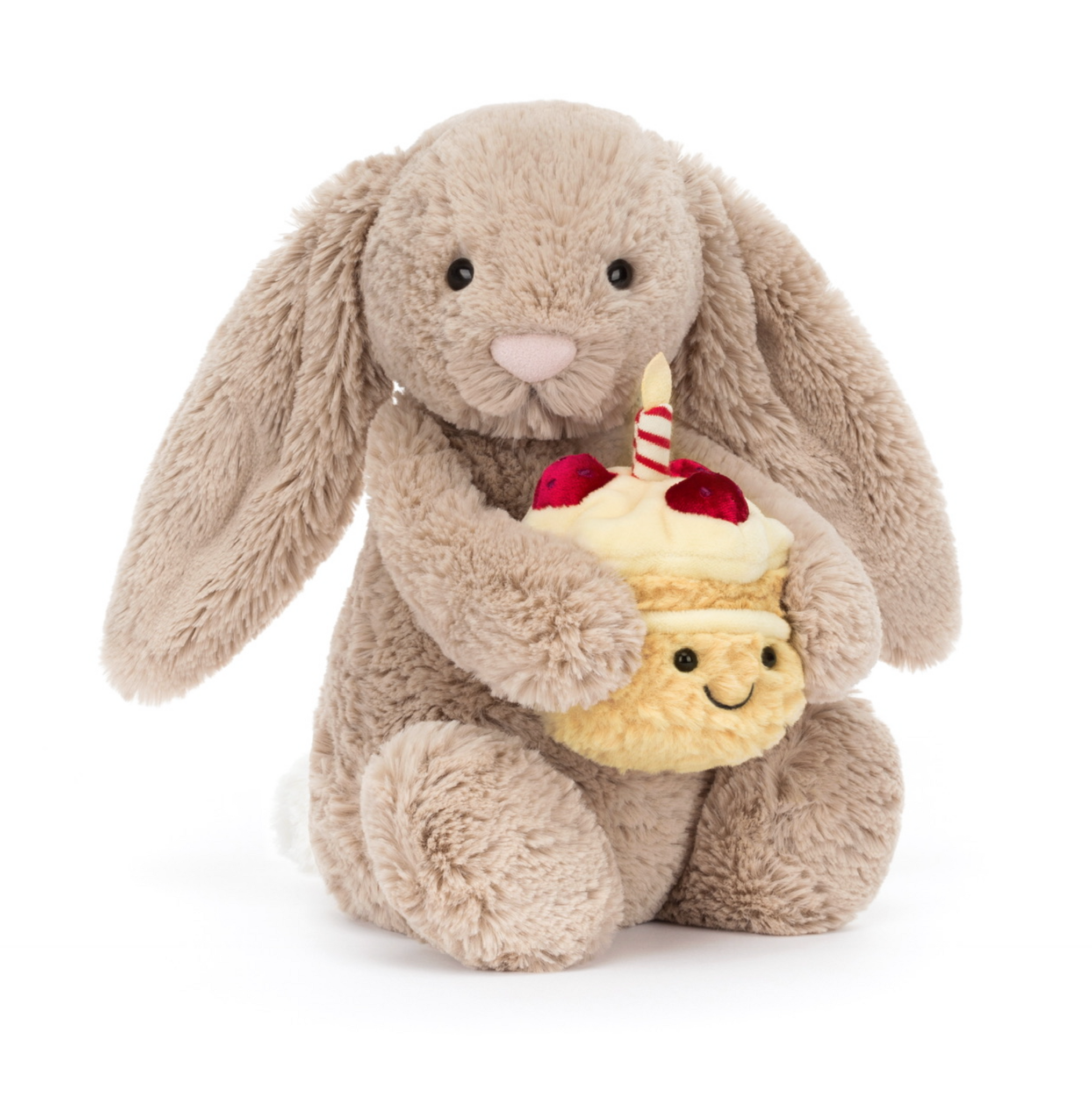 Jellycat Bashful Beige Bunny 'Birthday'