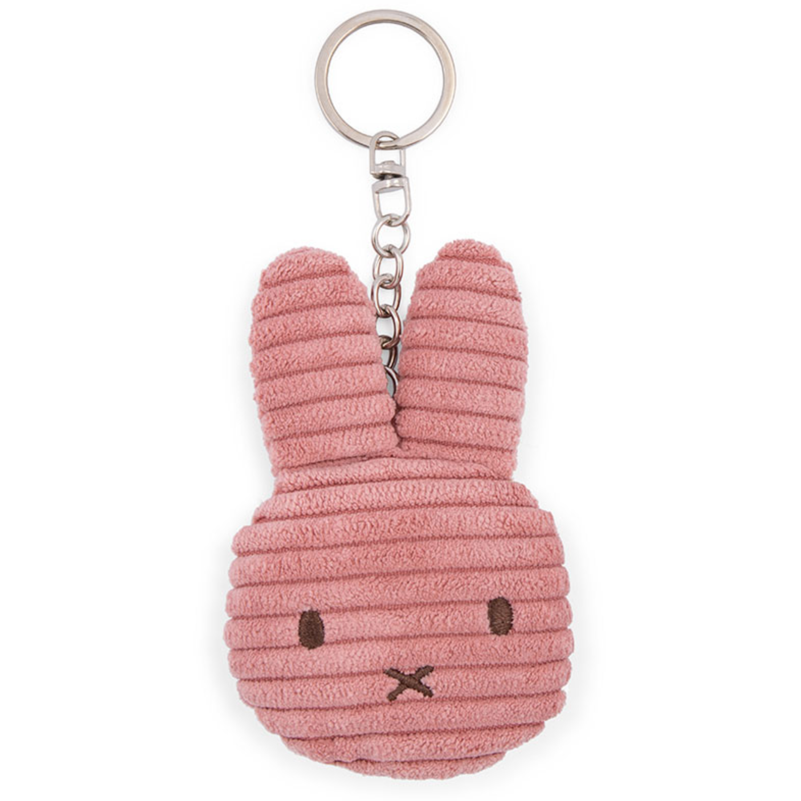Miffy Cordouroy Keyring - Dusty Rose 10cm