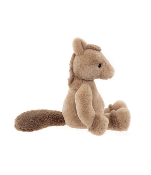 Charlie Bears Bear & Me Clip CLop Pony Oatmeal Brown