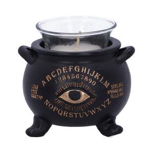 All Seeing Cauldron Candle Holder