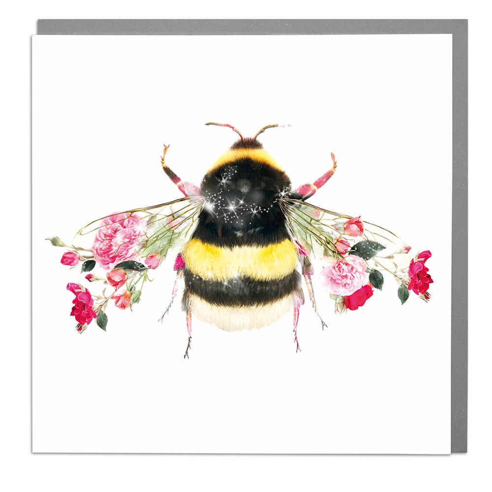 Lola Design Greetings Card - Bee