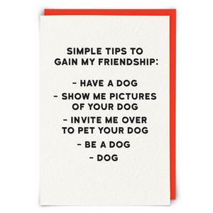 Greetings Card Holy Flaps Friendship