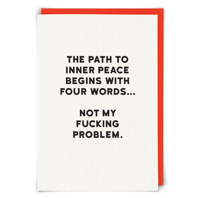 Greetings Card Holy Flaps Inner Peace