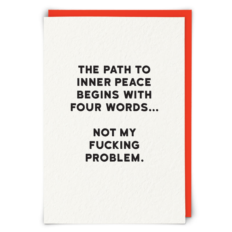 Greetings Card Holy Flaps Inner Peace
