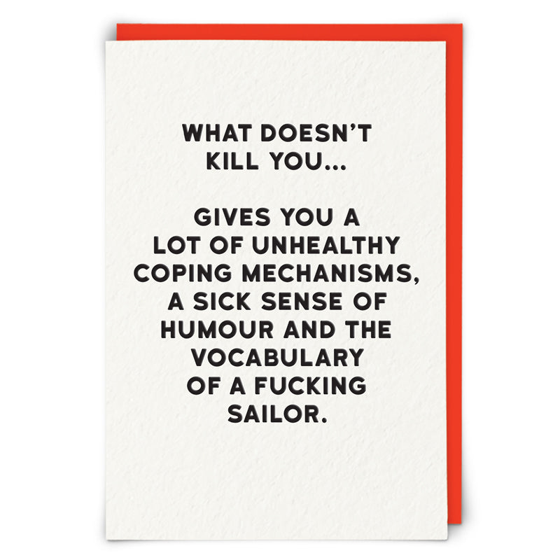 Greetings Card Holy Flaps Sailor