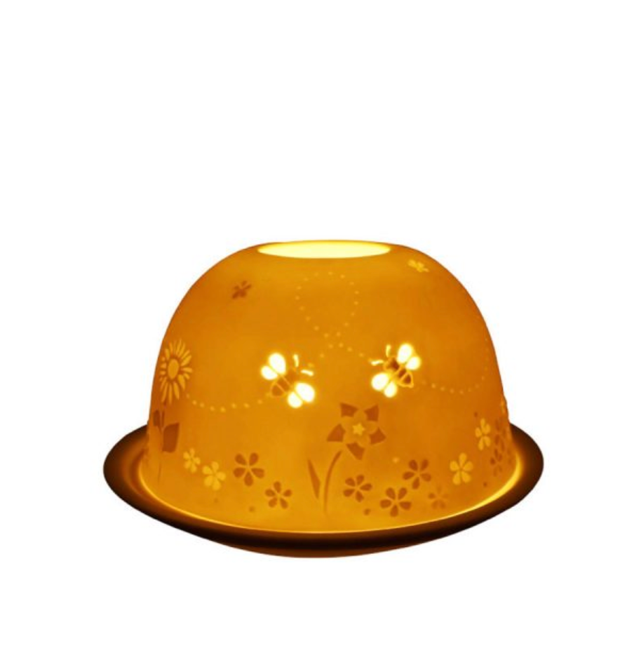 Light-Glow Busy Bees Tealight Candle Holder