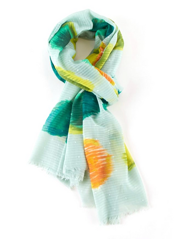 Ikat Scarf - Green