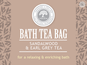 Bath Tea Bag - Sandalwood & Earl Grey Tea