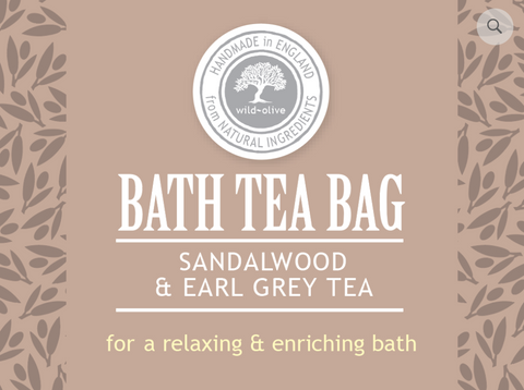 Bath Tea Bag - Sandalwood & Earl Grey Tea