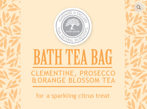 Bath Tea Bag - Clementine, Mimosa & Orange Blossom Tea