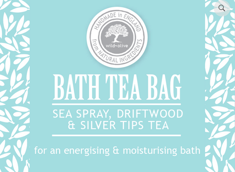 Bath Tea Bag - Sea Spray, Driftwood & SIlver Tips Tea