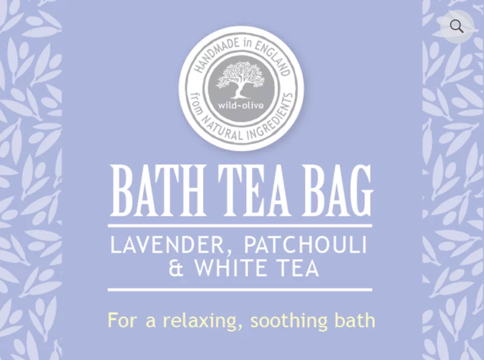 Bath Tea Bag - Lavender, Patchouli & White Tea