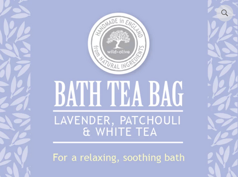 Bath Tea Bag - Lavender, Patchouli & White Tea