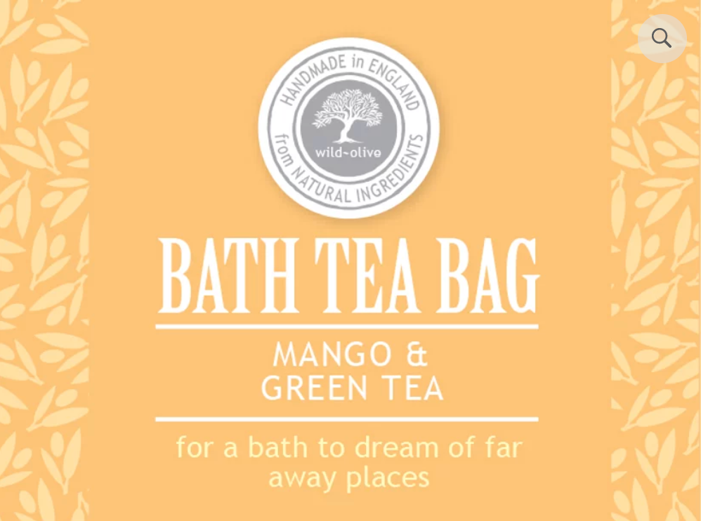 Bath Tea Bag - Mango & Green Tea