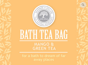Bath Tea Bag - Mango & Green Tea