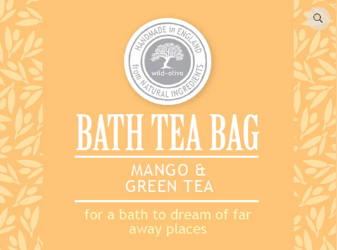 Bath Tea Bag - Mango & Green Tea