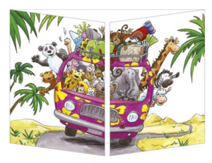 Sophie Turrel Folding Greetings Card - The Tribe CT281