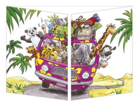 Sophie Turrel Folding Greetings Card - The Tribe CT281