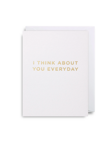 Greetings Card - Lagom Mini Card- I Think About You Every Day