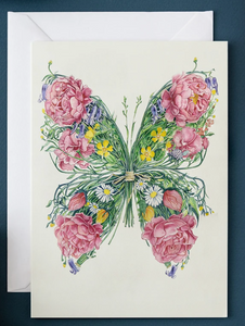 Daniel Mackie Butterfly Greetings Card