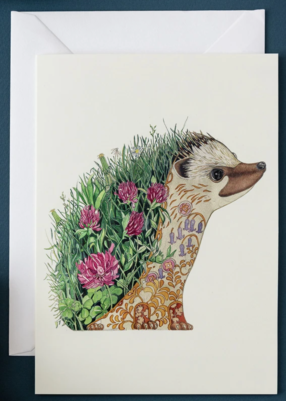 Daniel Mackie Hedgehog Greetings Card