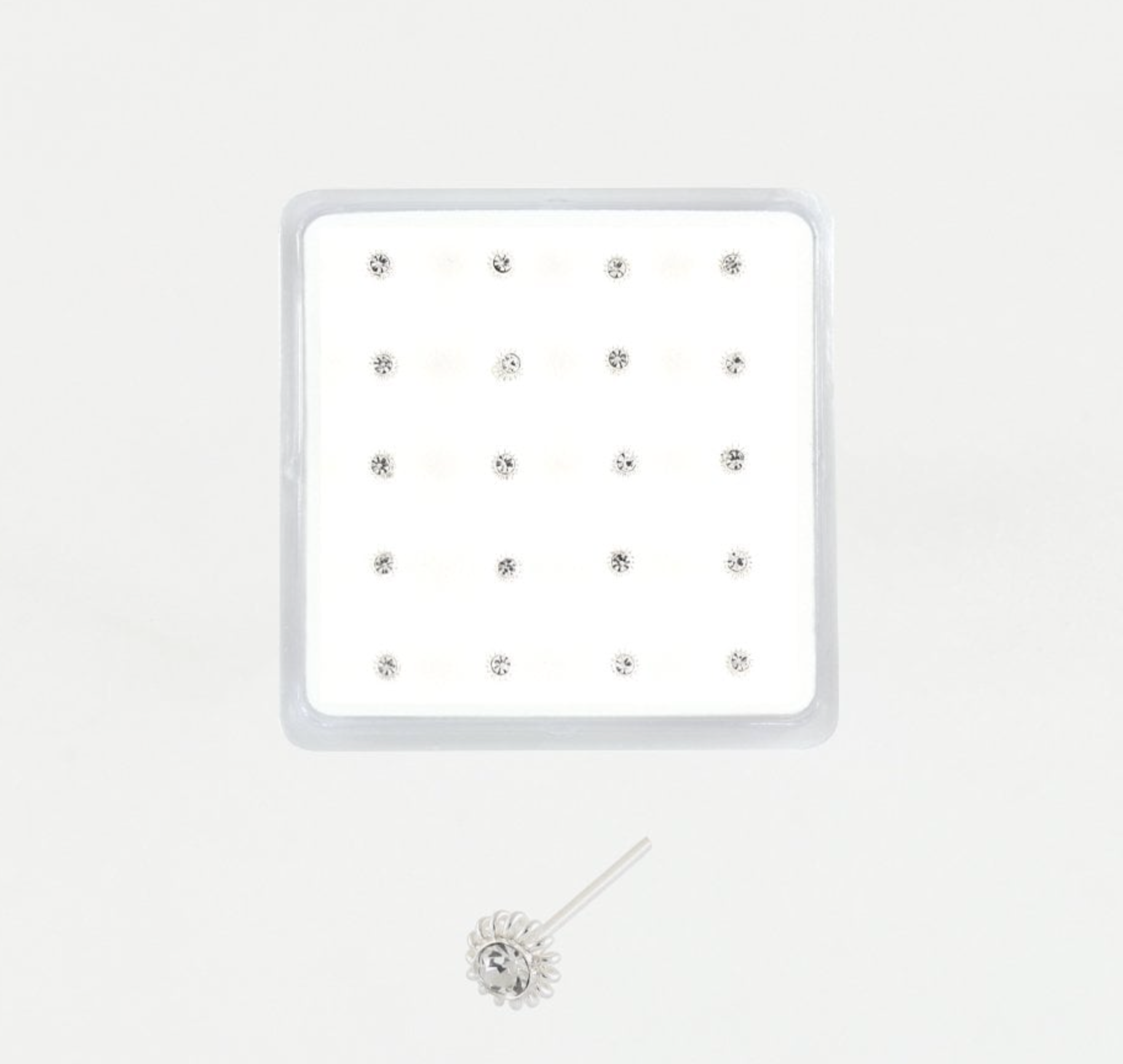 Sterling Silver Sunflower Nose Stud