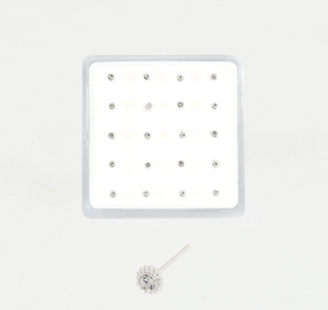 Sterling Silver Sunflower Nose Stud