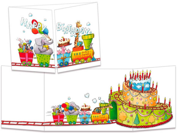 Sophie Turrel Folding Greetings Card - Birthday Express CT304