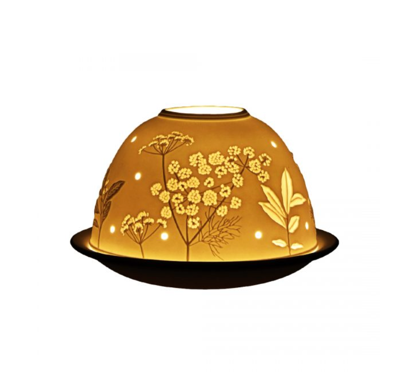 Light-Glow Spring Tealight Candle Holder