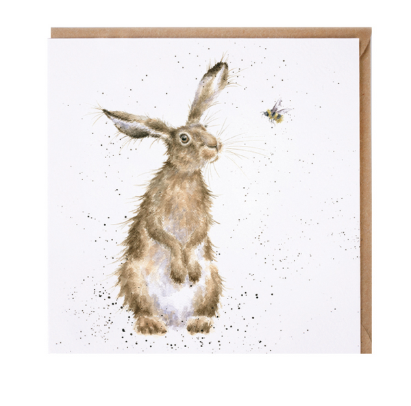 Greetings Card Wrendale Designs - The Hare and The Bee