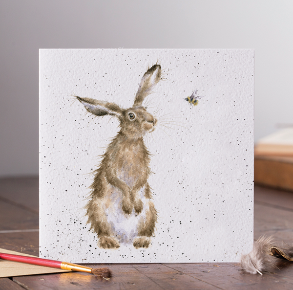 Greetings Card Wrendale Designs - The Hare and The Bee