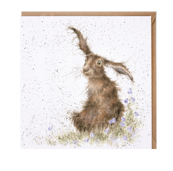 Greetings Card Wrendale Designs - Hare Brained