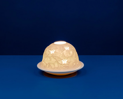 Light-Glow Land of Butterflies Tealight Candle Holder