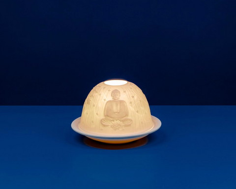 Light-Glow Buddha Tealight Candle Holder