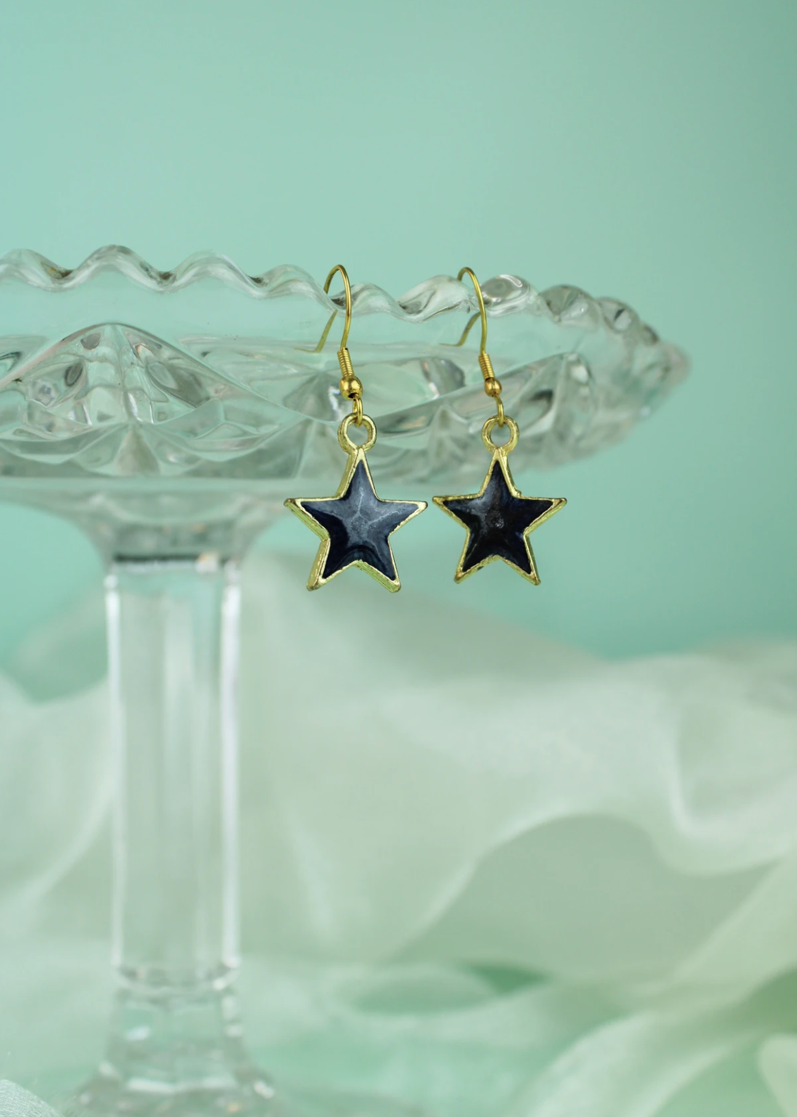 My Doris Slate Star Drop Earrings