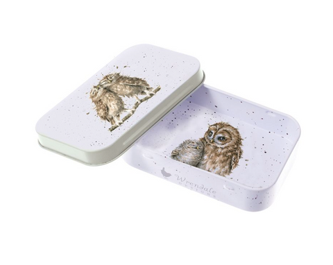 Wrendale Trinket Tin - Owls Birds of a Feather