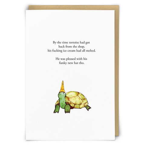 Zeppelinmoon Greetings Card Tortus