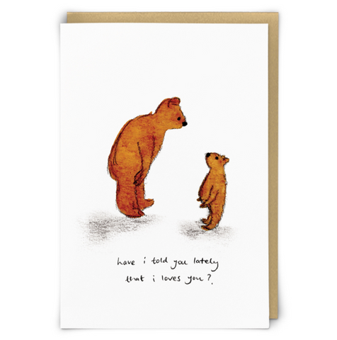 Zeppelinmoon Greetings Card Have I Told You