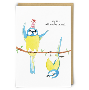 Zeppelinmoon Greetings Card Calm Tits