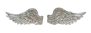 Set of Two Silver Angel Wings
