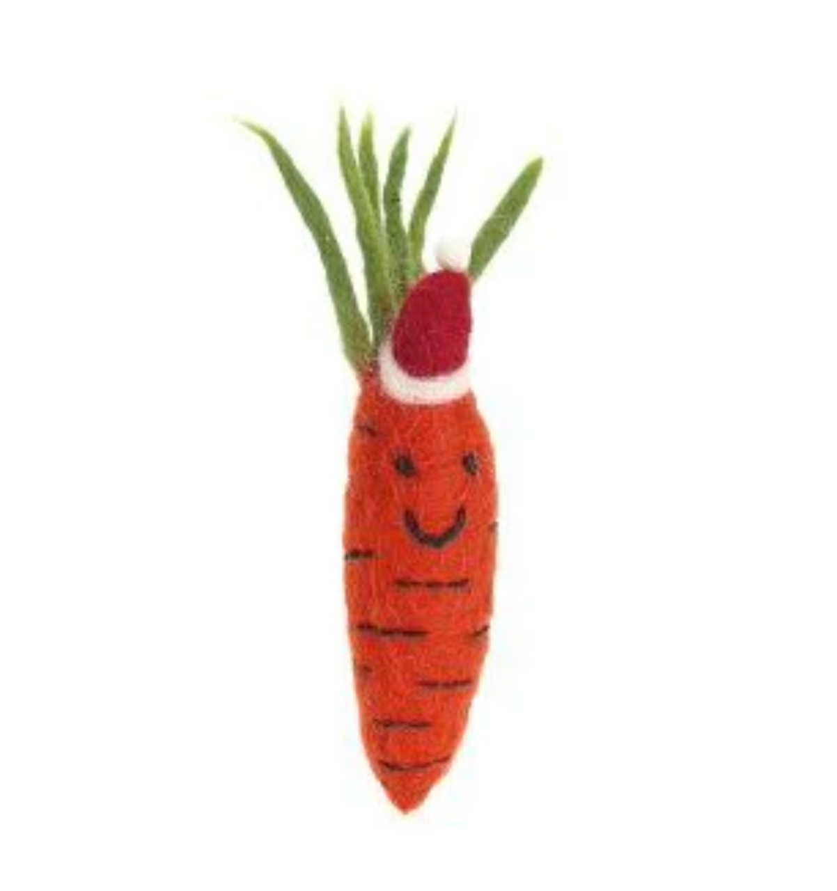 Christmas Decoration Felt Carrot in Hat