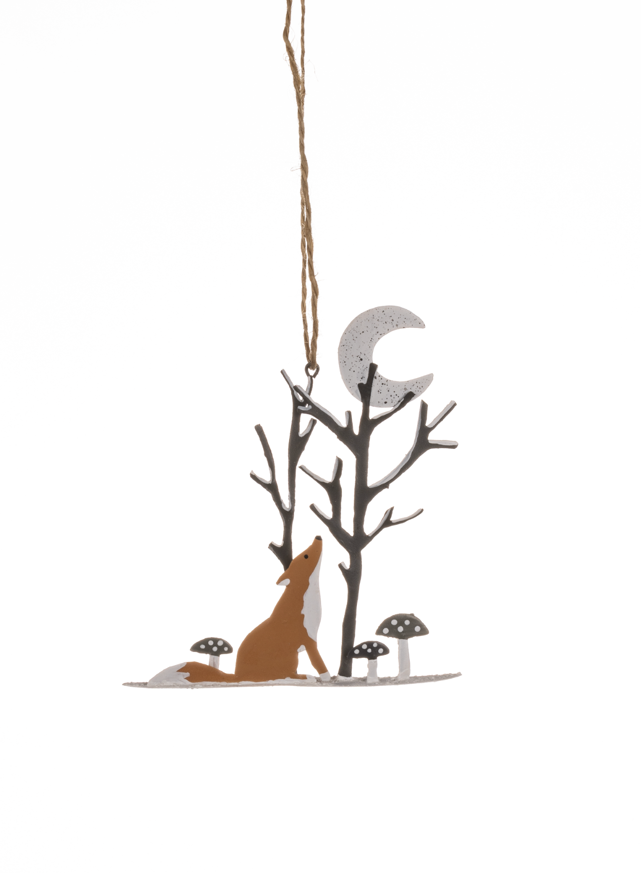 Shoeless Joe Christmas Decoration Fox and Tree