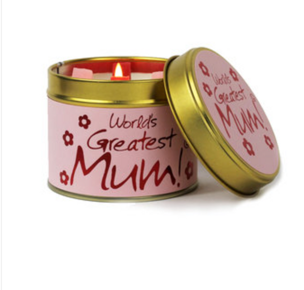 Lily Flame World's Greatest Mum Candle