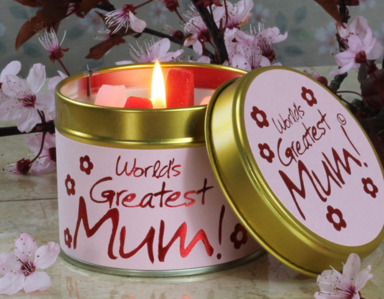 Lily Flame World's Greatest Mum Candle