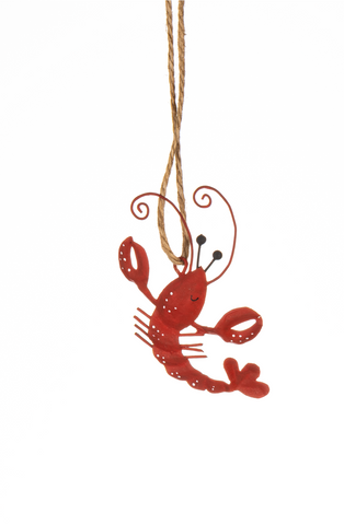 Shoeless Joe Hanging Lobster - Red
