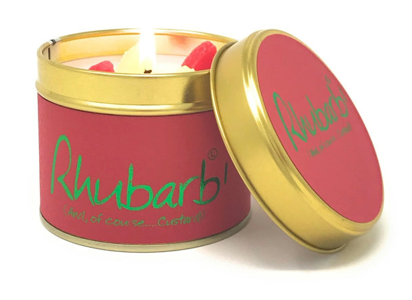Lily Flame Rhubarb Candle